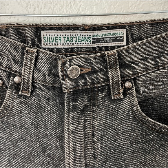 COPY - Custom Vintage silver tab Levi’s 512 chainside jeans🌟 - Picture 6 of 10